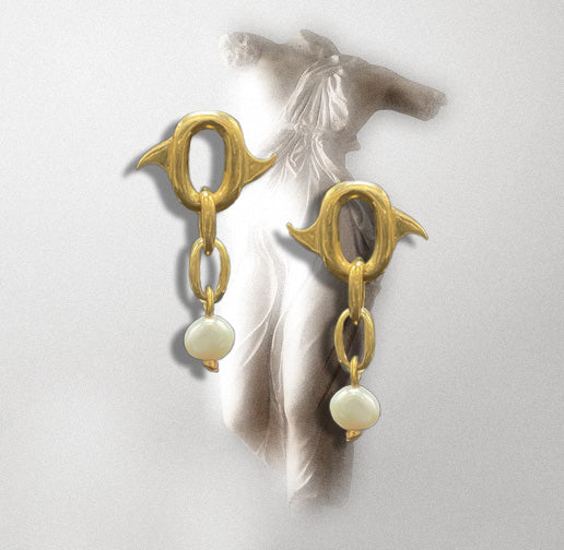 Spina e Perla Dangle Earrings